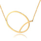 Large Initial Necklace Gold [Pre-order Item]