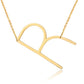 Large Initial Necklace Gold [Pre-order Item]