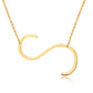 Large Initial Necklace Gold [Pre-order Item]