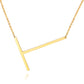 Large Initial Necklace Gold [Pre-order Item]