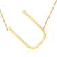 Large Initial Necklace Gold [Pre-order Item]