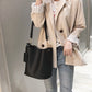 Classic shoulder bag with mini pouch in 4 colors [Pre-order item]