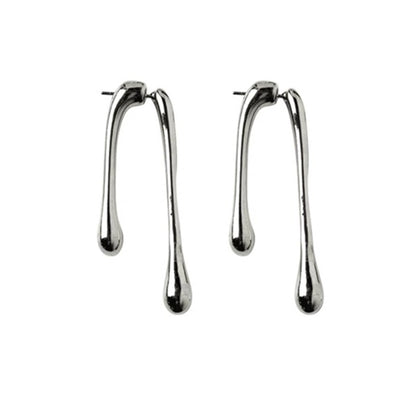 Water Drop Earrings Gold/Silver [Fast Shipping]