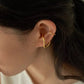 Twisted Nuance Ear Cuff 2P Gold/Silver [Fast Shipping]