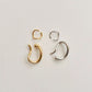 Twisted Nuance Ear Cuff 2P Gold/Silver [Fast Shipping]