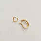 Twisted Nuance Ear Cuff 2P Gold/Silver [Fast Shipping]