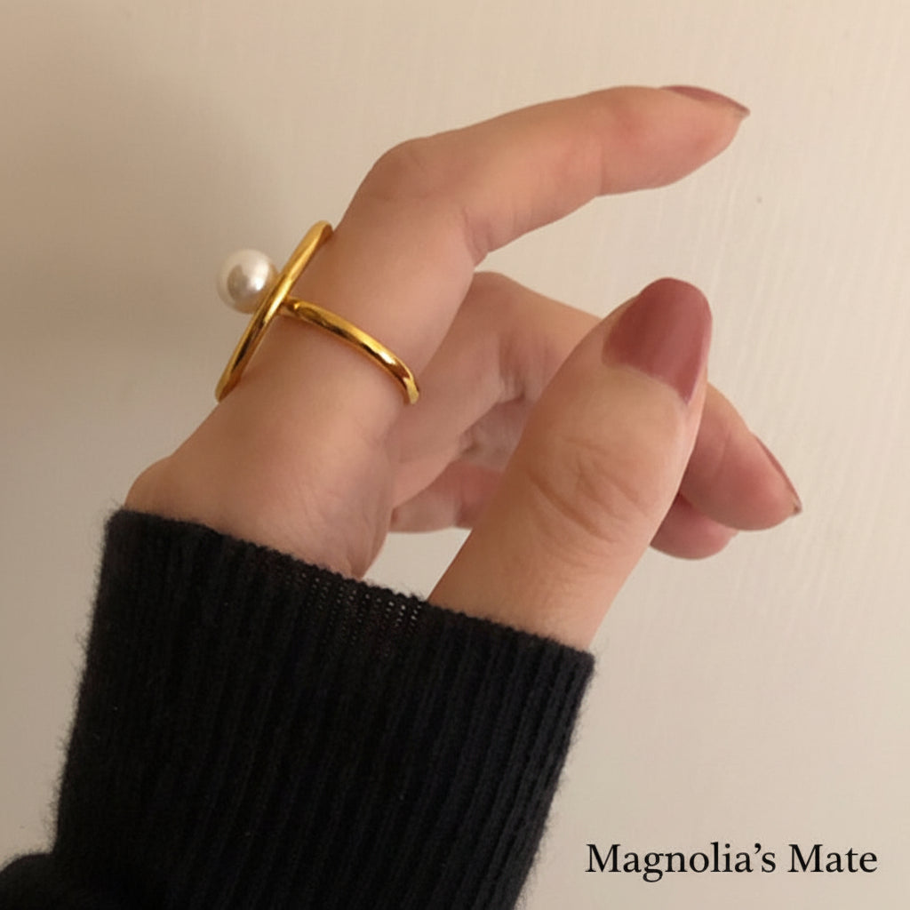 パールオン　オービット　リング　ゴールド【予約商品】
