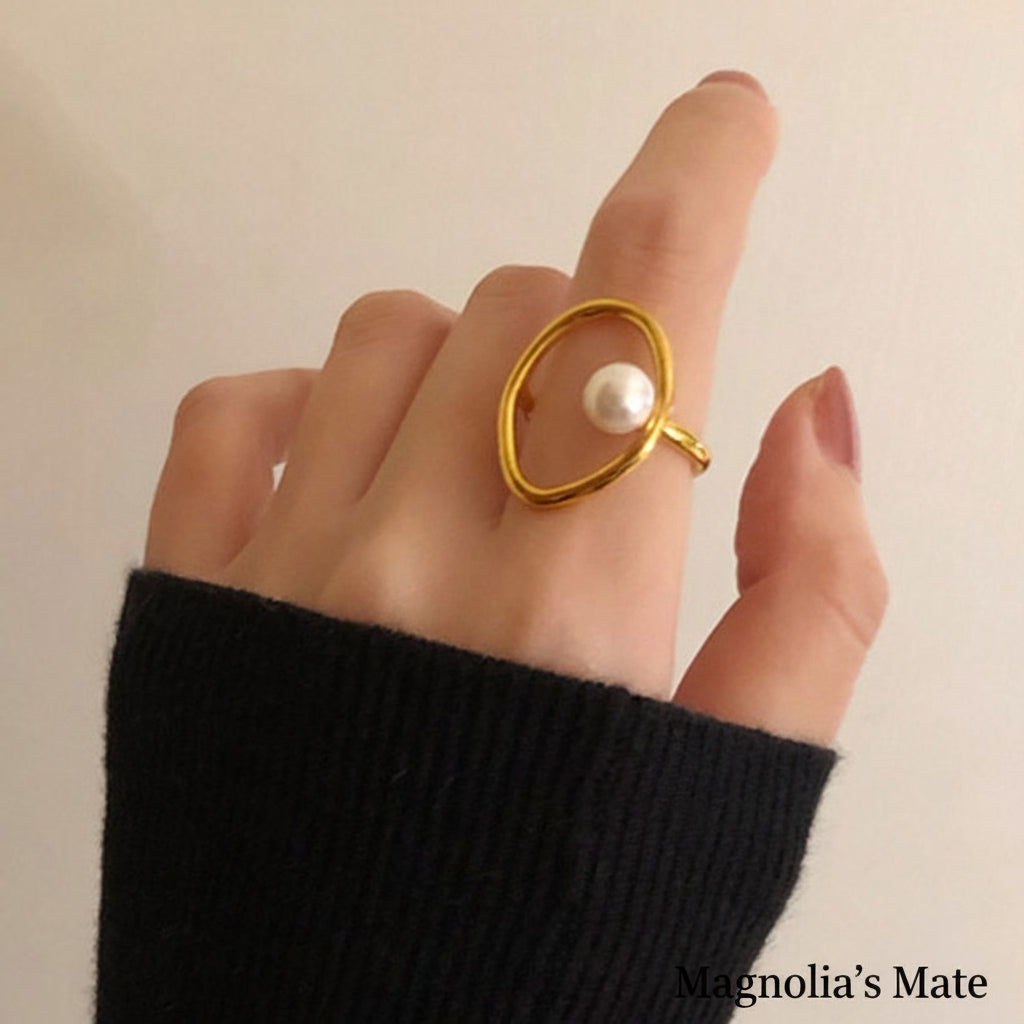パールオン　オービット　リング　ゴールド【予約商品】