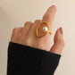 Pearl on Orbit Ring Gold [Fast Shipping]