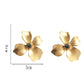 Matte Flower Earrings/Earrings Silver/Gold [Pre-order Item]