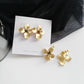 Matte Flower Earrings/Earrings Silver/Gold [Pre-order Item]