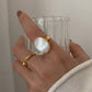 Aurora Oval Ring Gold [Fast Shipping]