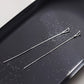 Long line earrings, silver [Fast delivery]