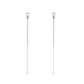 Long line earrings, silver [Fast delivery]