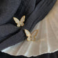 Seashell Butterfly Earrings Gold [Pre-order item]