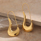 Drop Nuance Hoop Earrings Gold/Silver [Fast Shipping]