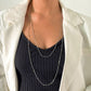 Accent Long Necklace 2-Piece Set Gold/Silver [Pre-order Item]