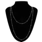 Accent Long Necklace 2-Piece Set Gold/Silver [Pre-order Item]