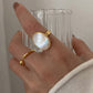 Aurora Oval Ring Gold [Fast Shipping]