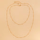 Accent Long Necklace 2-Piece Set Gold/Silver [Pre-order Item]